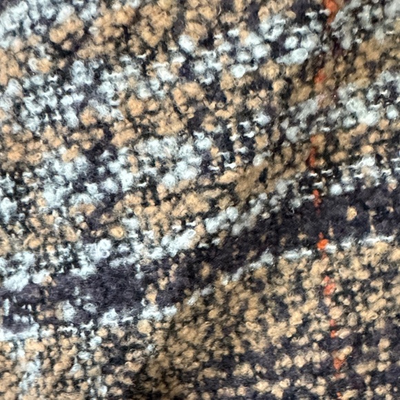 BCBGeneration Plaid Cape Jacket in Black and Brown - Picture 3 of 4